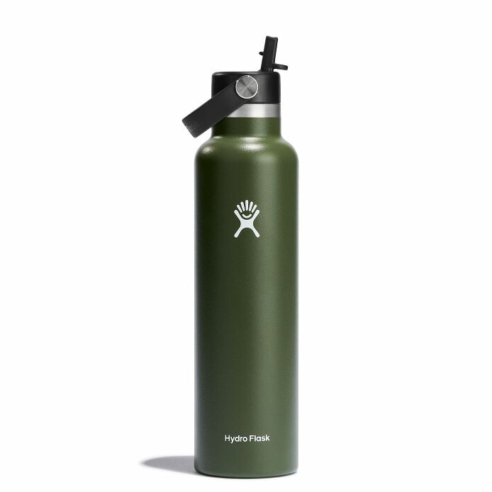 24 oz Standard Mouth w/ Flex Straw Cap - Olive N4