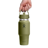 24 oz Travel Bottle with Flex Straw Cap
