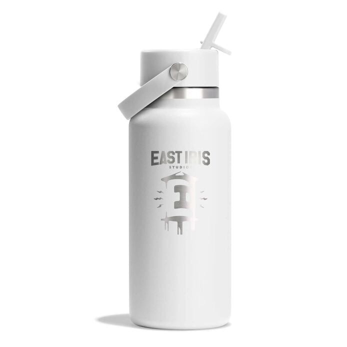 32 oz WM Flex Straw Bottle - Hydro Flask + East Iris Studios A8