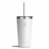 20 oz All Around™ Tumbler with Clear Straw Lid - White